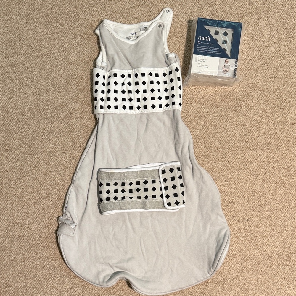 Nanit Baby Sleep Sack + 2 breathing bands